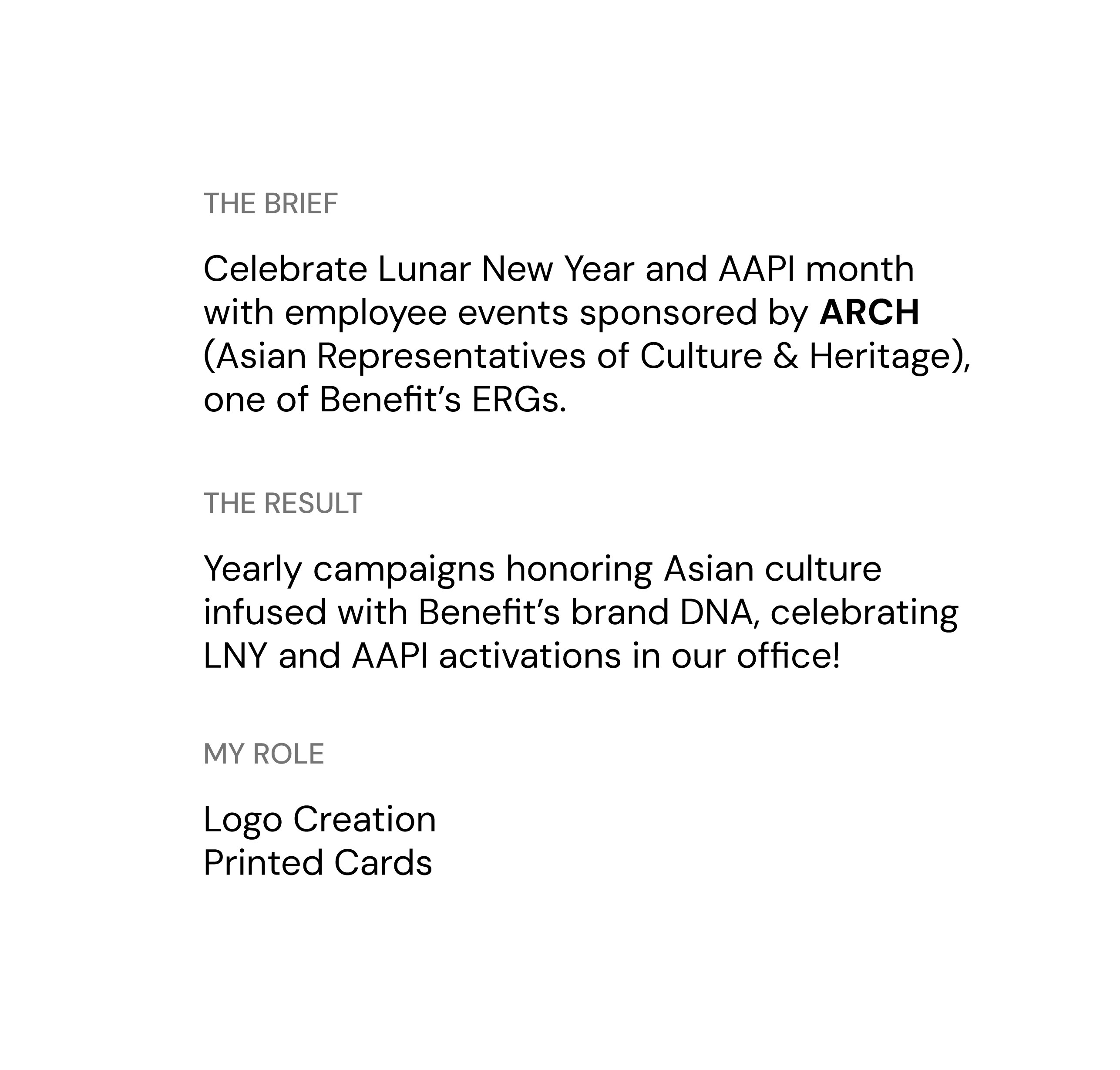 Graphic of a close up of a website depicting an Our Projects page with sample project names and dates.